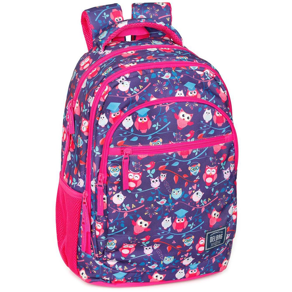 Delbag, Ученическа раница с три отделения, Ученолюбиви бухалчета, J. M. Inacio