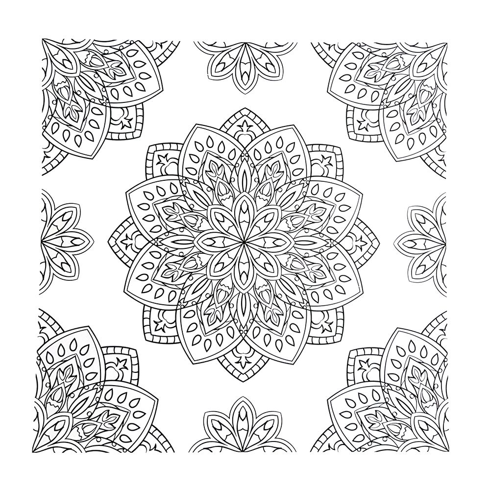 Книжка за оцветяване, Мандали II