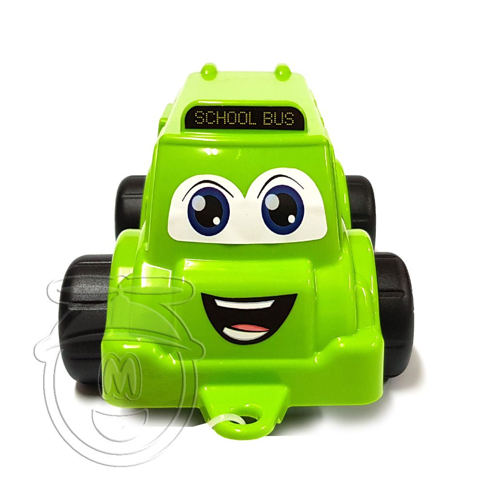 Пластмасов автобус, зелен