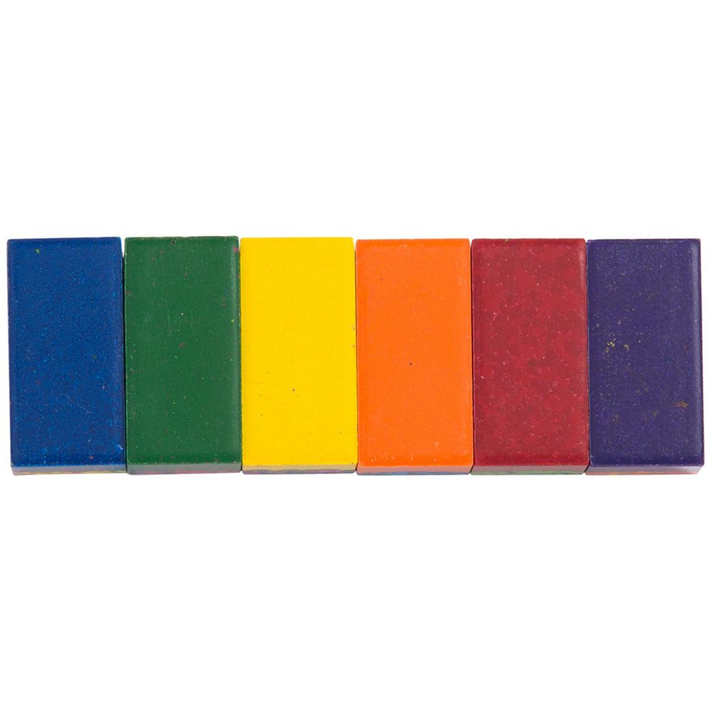Многоцветен восък за рисуване, 6 бр.