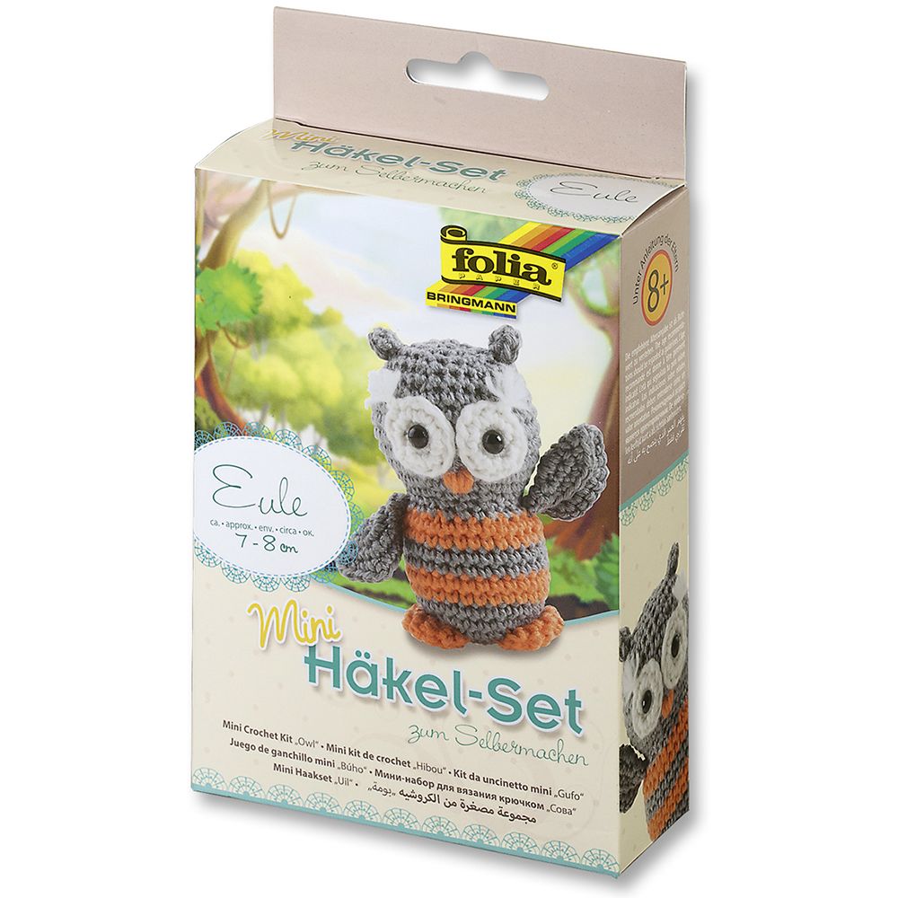 Folia Bringmann, Комплект за плетене с една кука, Бухалче