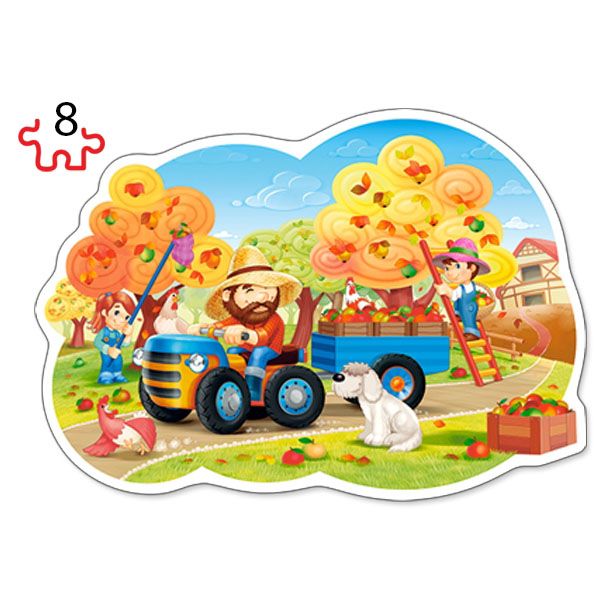 Четирите сезона, пъзел с 8, 12, 15 и 20 чаcти