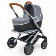 Количка за кукли, 3 в 1, сива