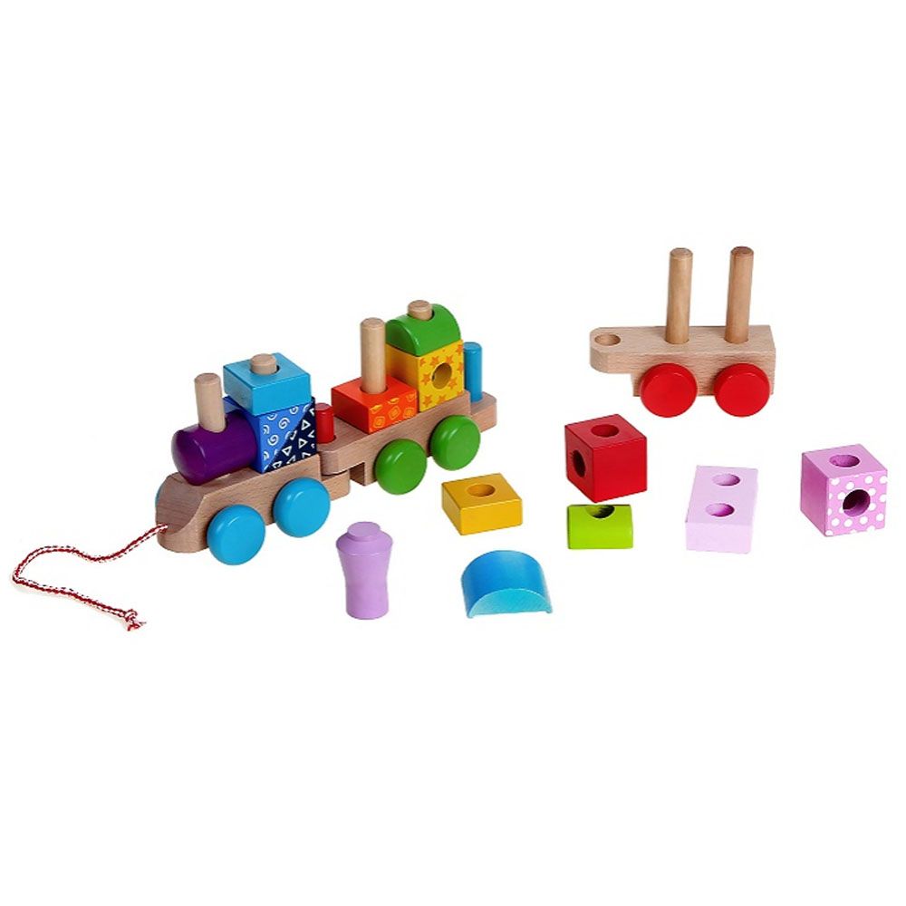 Цветен дидактически влак