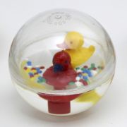 Патета за баня, червено и жълто, 7 см