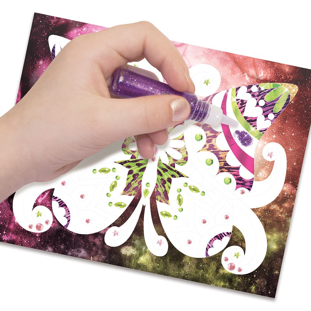 Изкуство с блестящ пясък и фолио, Мариния