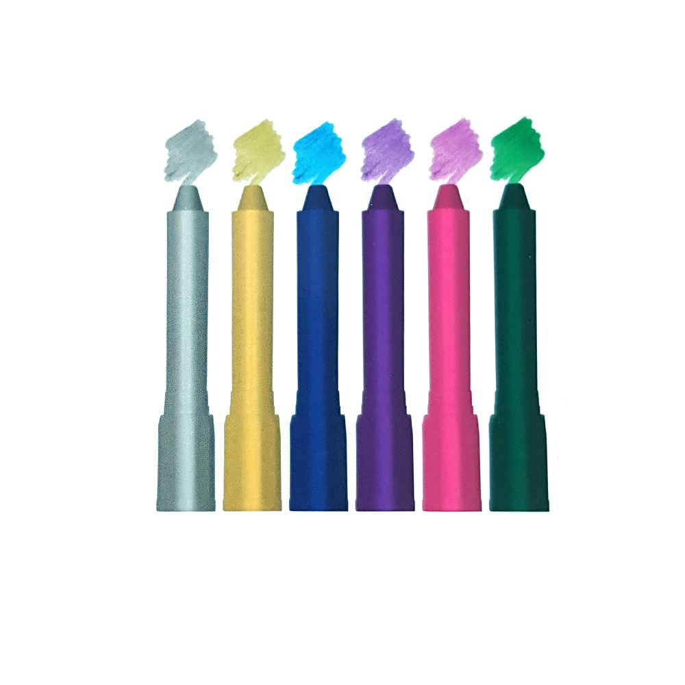 Гел пастели, металик, 6 бр.