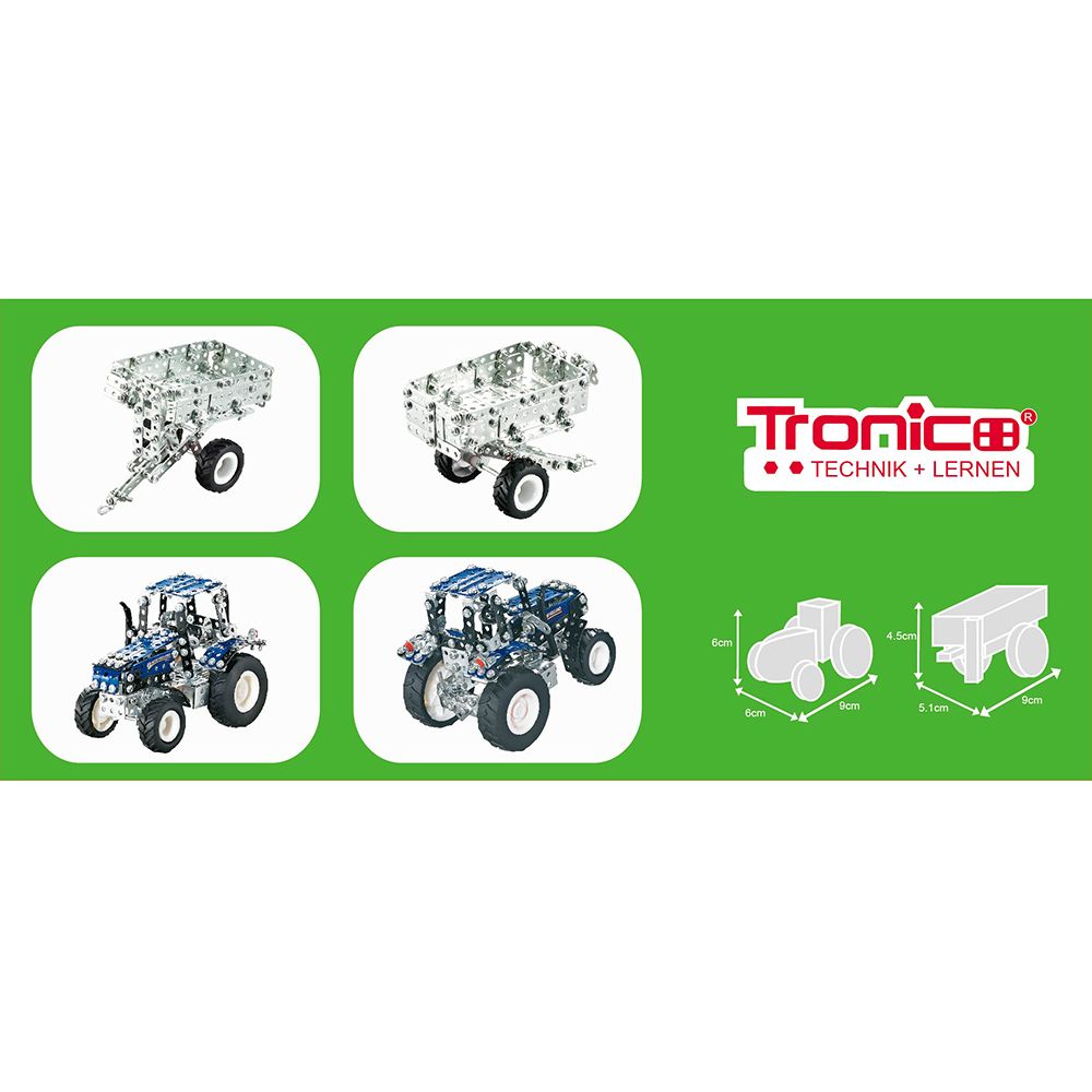 Метален конструктор, Micro, Трактор New Holand