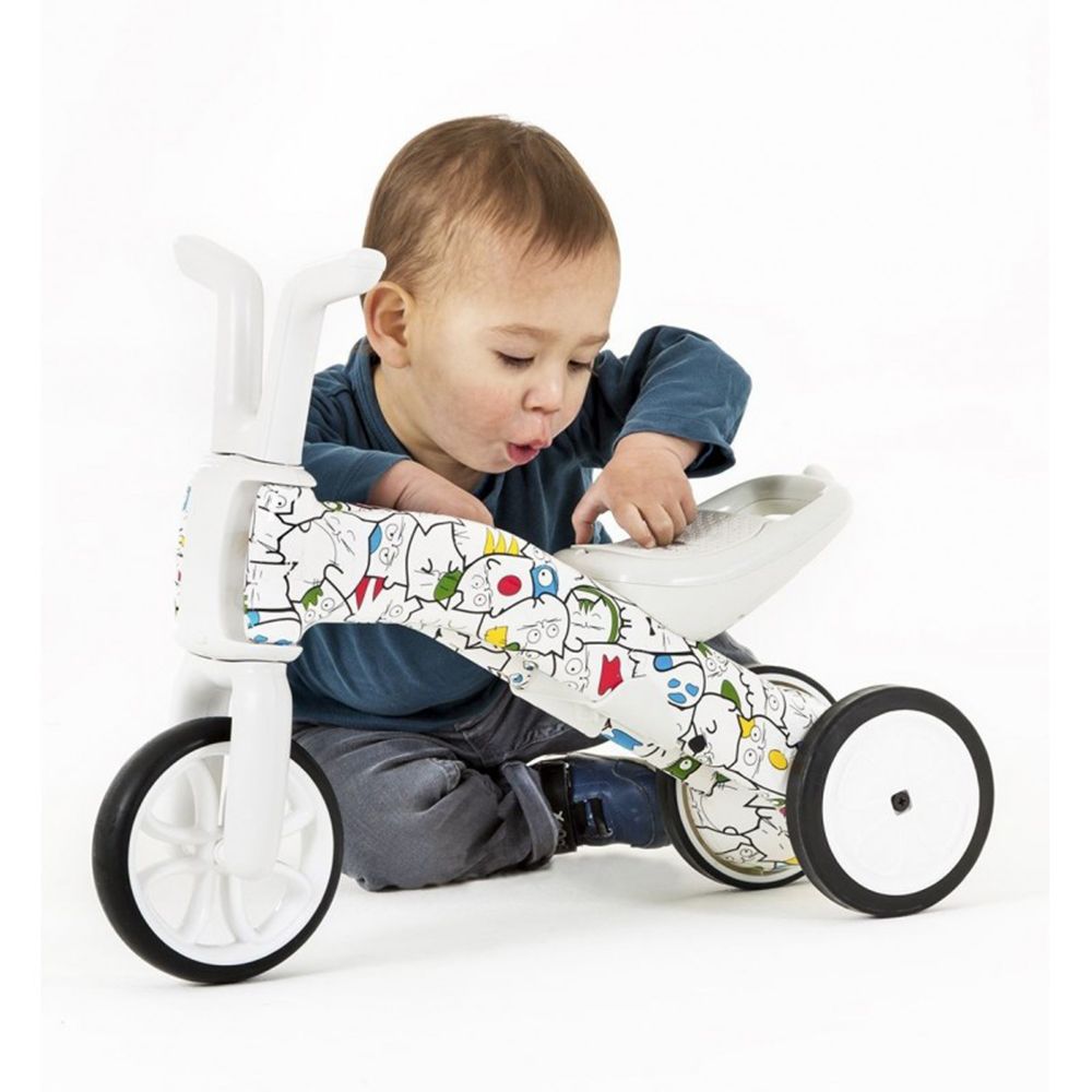 Колело за балансиране 2 в 1, Bunzi  FAD 5, Артистик, Котешки муцунки