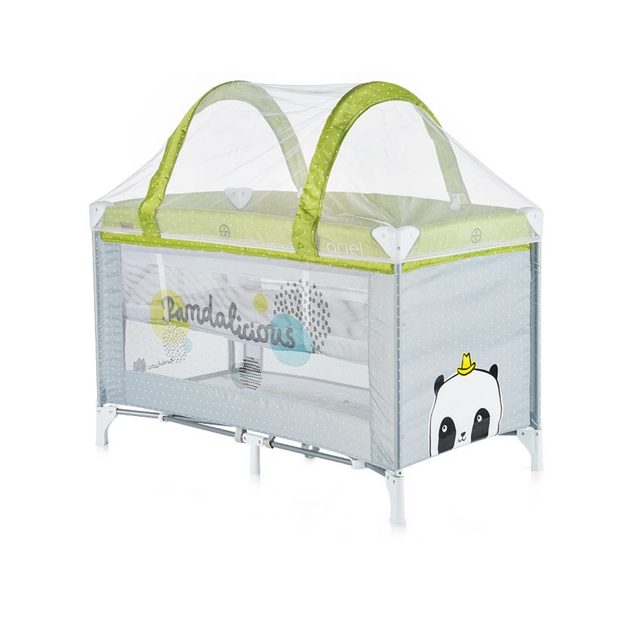 Детска кошара за спане и игра Ариел, , лайм