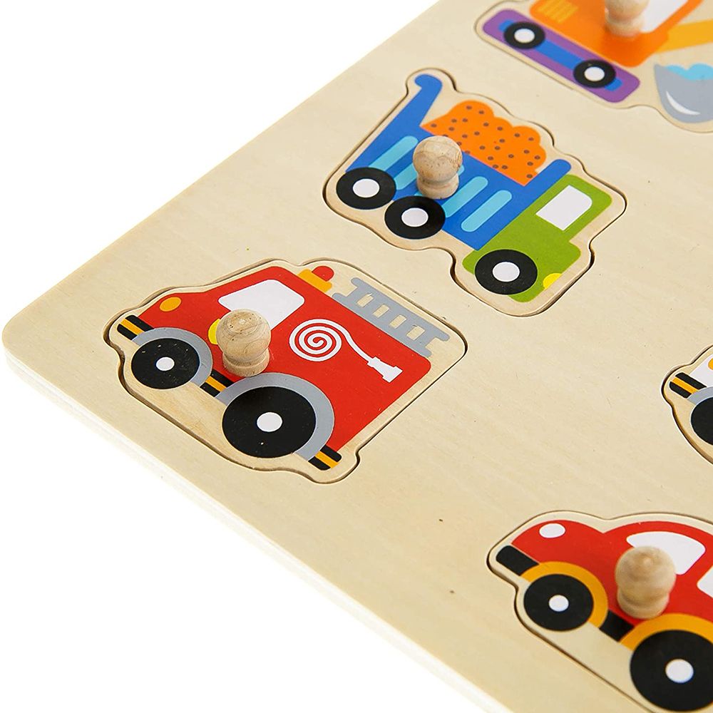 Дървен пъзел с дръжки, Превозни средства