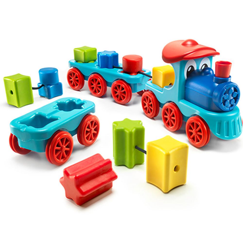 Логическа игра-сортер, Цветното влакче