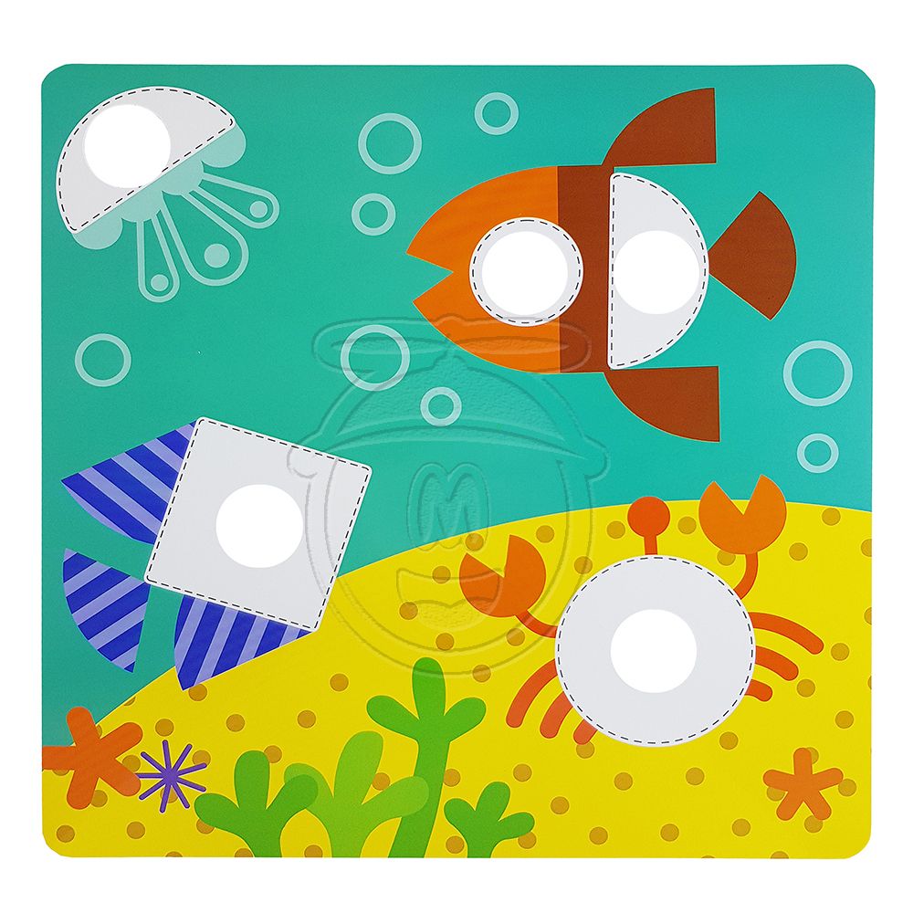 Бебешка мозайка, Цветове и форми