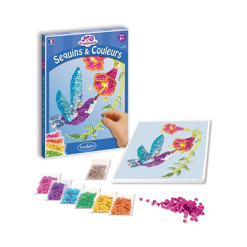 SentoSphere, Изкуство с пайети, Колибри