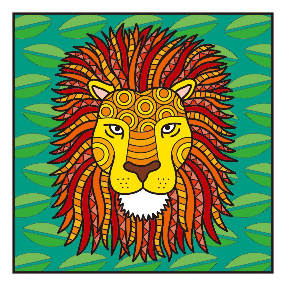 Творческа книга за оцветяване, Животни