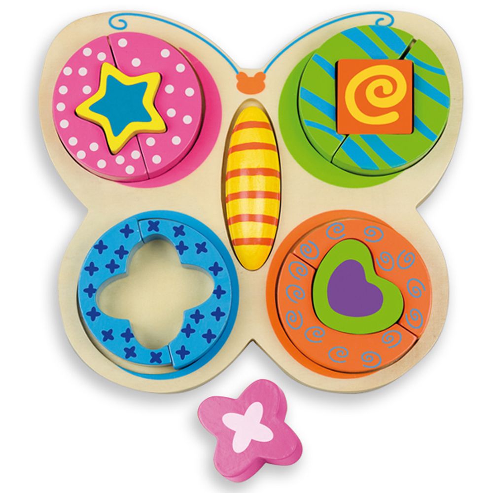 Пъзел-сортер, Пеперуда