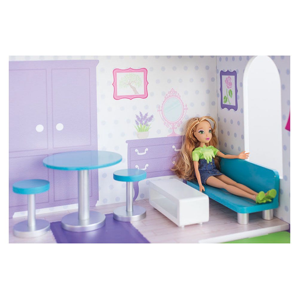 Голяма къща за кукли с обзавеждане, Прованс