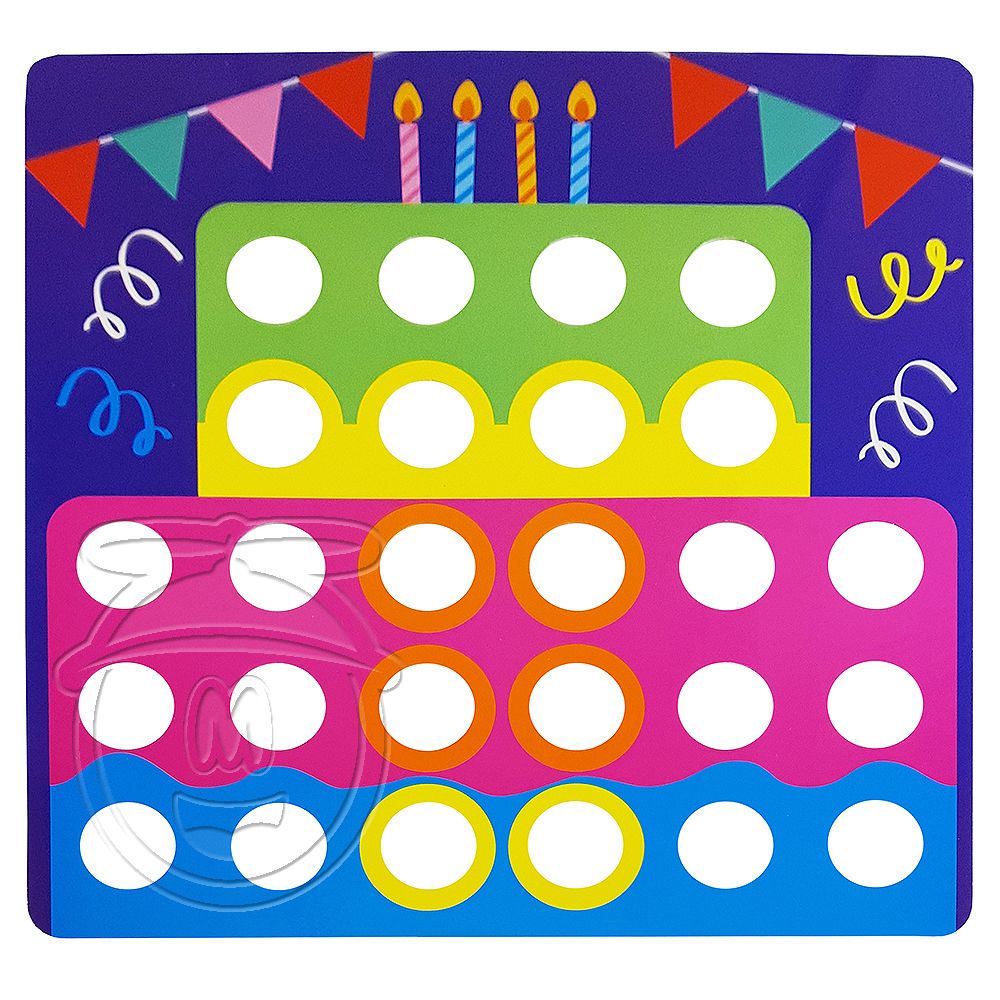 Бебешка мозайка с едри елементи