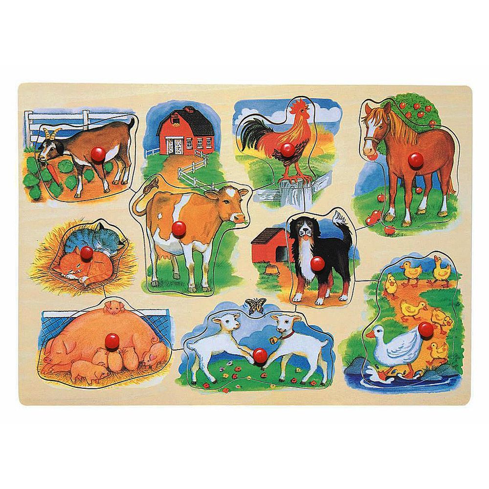 Woodyland, Дървен пъзел с дръжки, Естествена среда, Ферма
