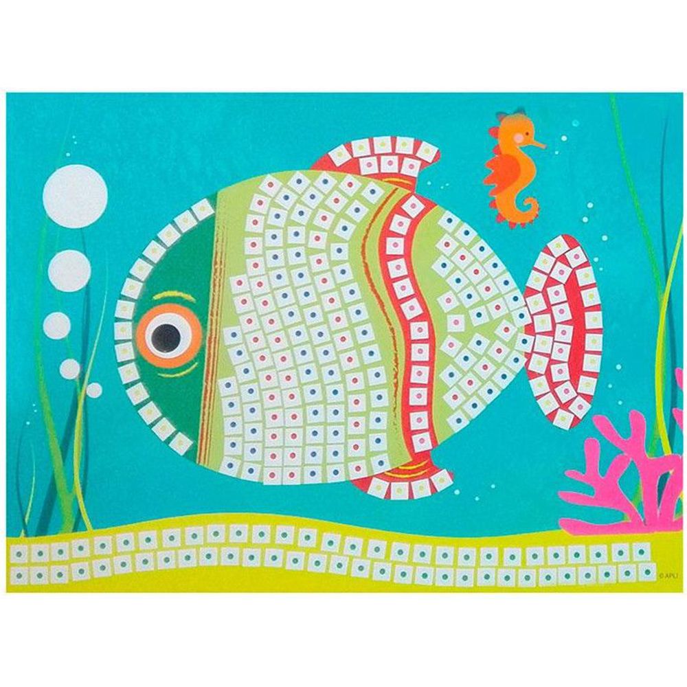 Мозайка с меки елементи, 2 картини, Морски свят