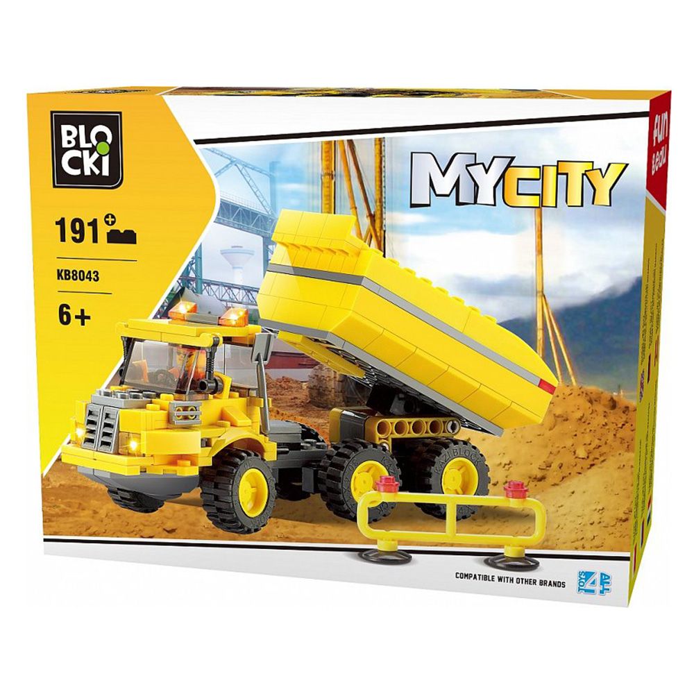 Blocki, Конструктор Самосвал, 191 части