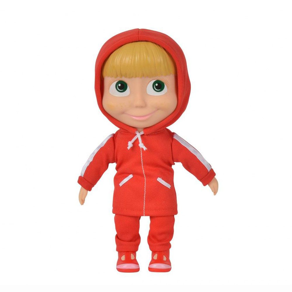 Мека кукла Маша - 23 см, Маша и Мечокът