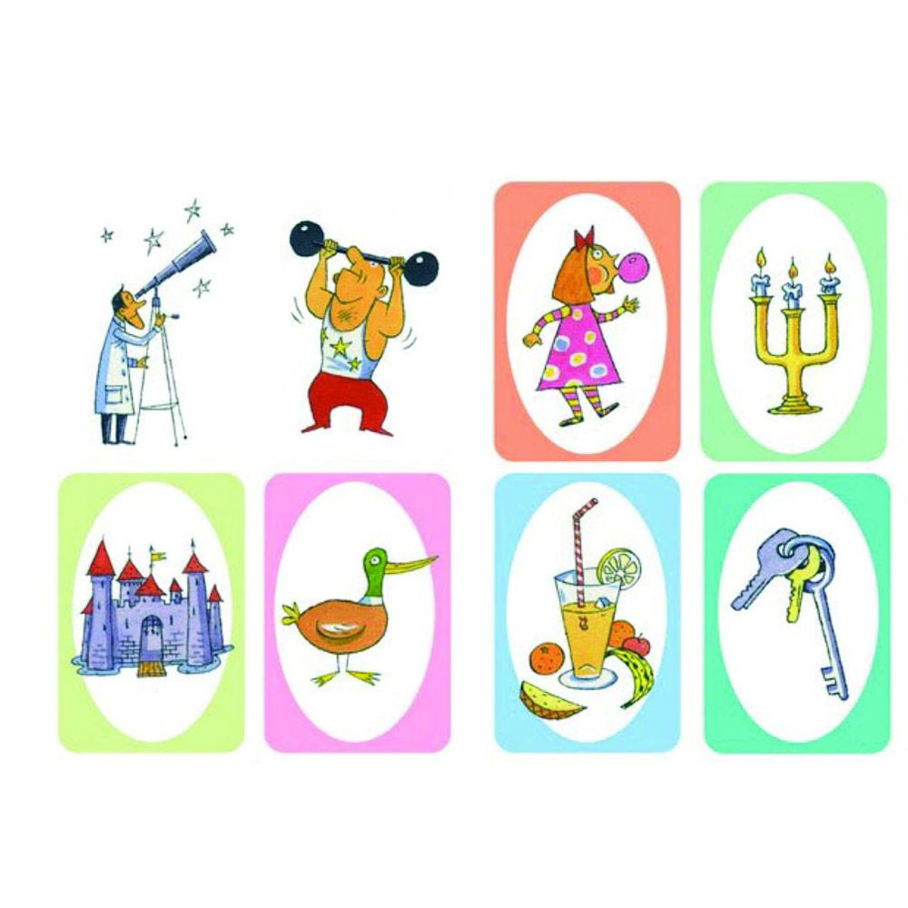 Забавна игра, Картите