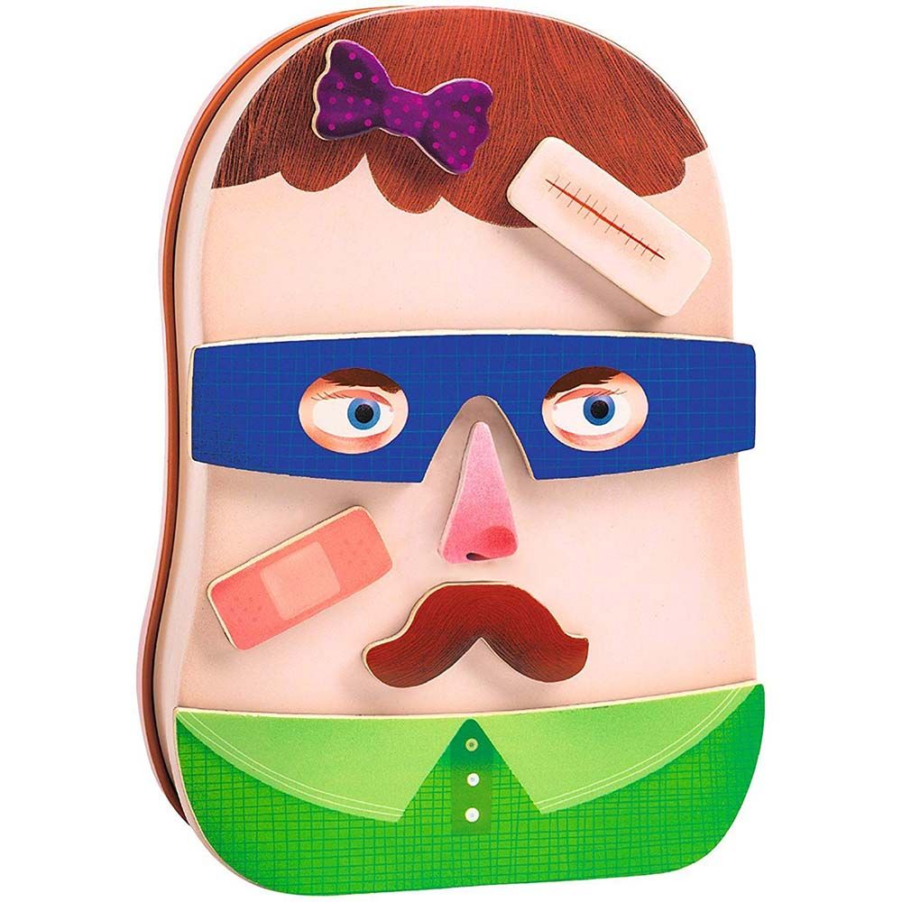 Djeco, Игра с магнити, Човешки лица