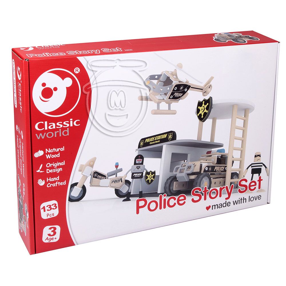 Дървен конструктор, Полицейски участък