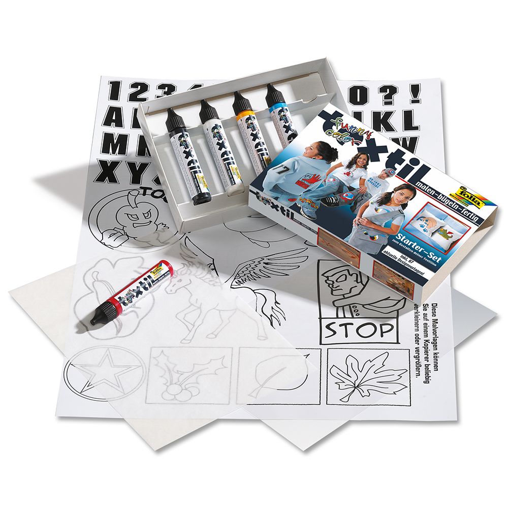 Folia Bringmann, Творчество върху текстил, стартов комплект