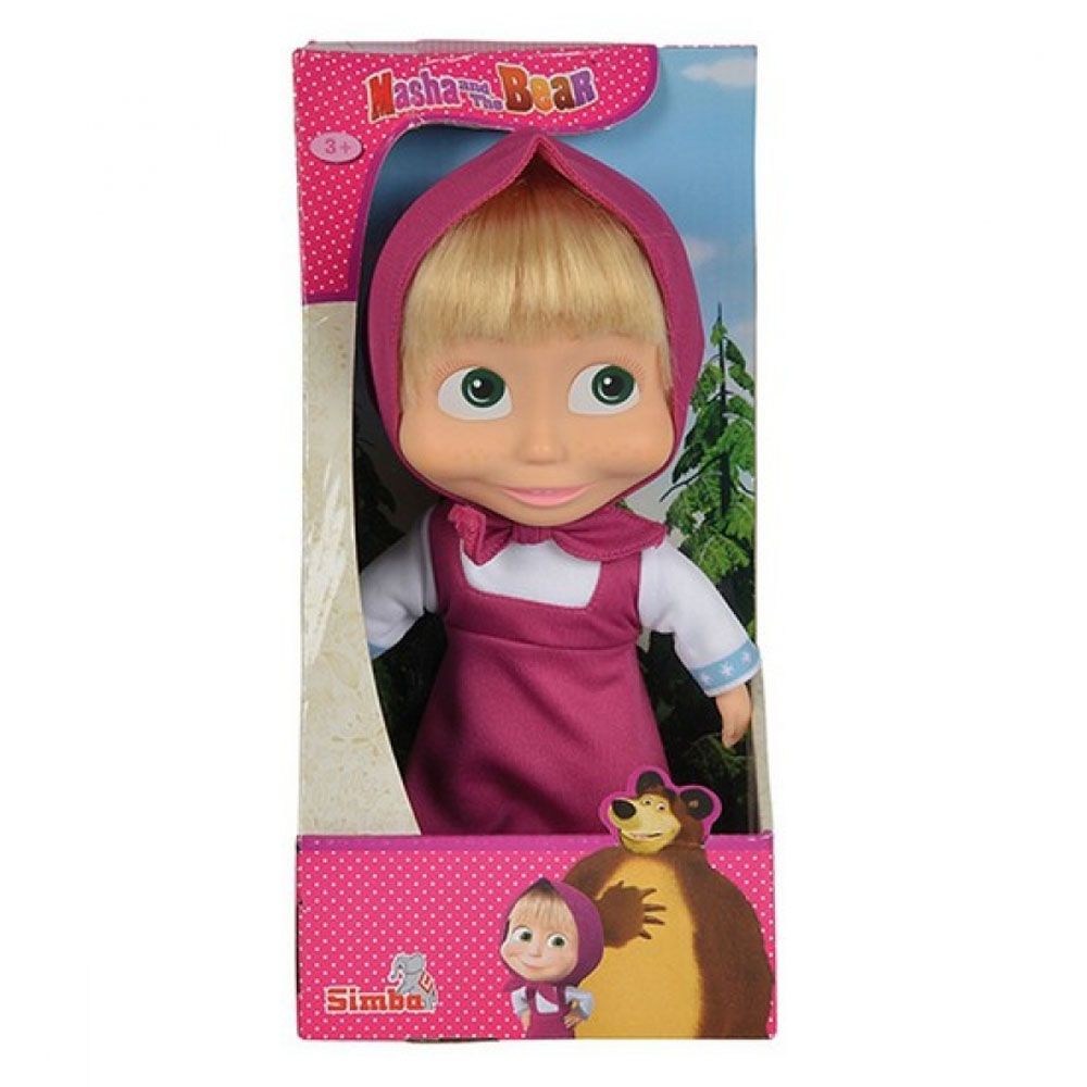 Simba, Мека кукла Маша - 23 см, Маша и Мечокът