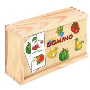 Дървено домино с плодове