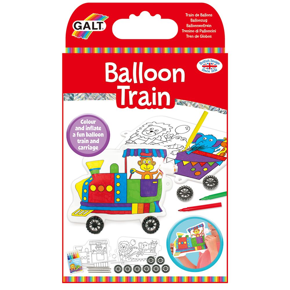 Galt Toys, Оцвети и сглоби, Влакче