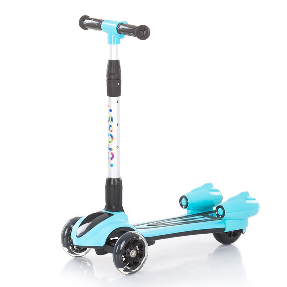 Сгъваем скутер с музика, светлини и пара, Cross