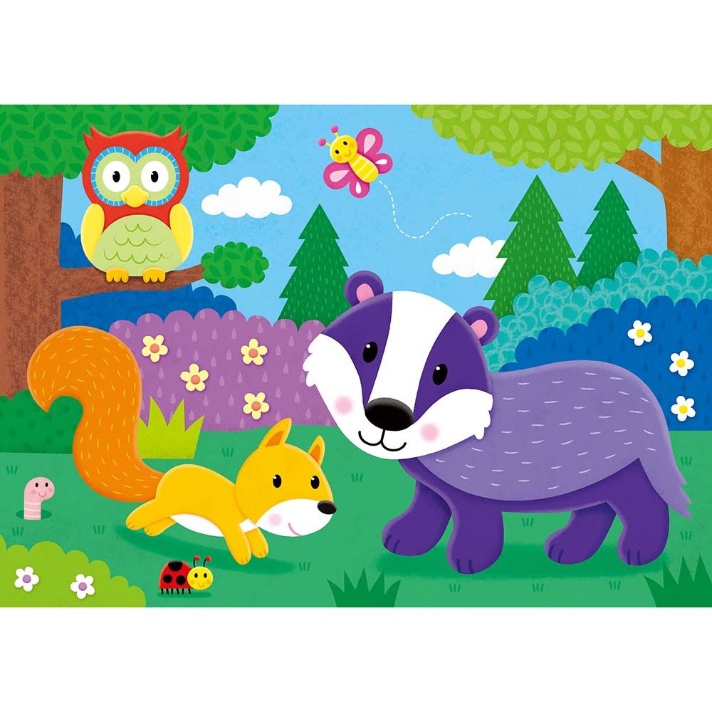 4 пъзела в кутия за най-малките, Горски свят