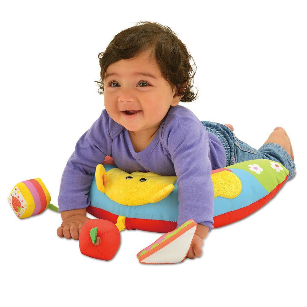 Бебешка възглавница за опора и игра, Мече