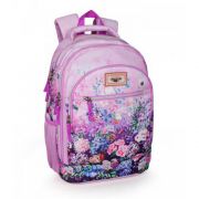 Раница с три отделения и преден джоб, Цветно настроение