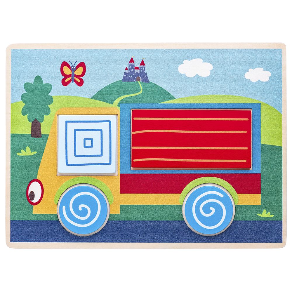 Дървена мозайка за най-малките, Цветове и форми