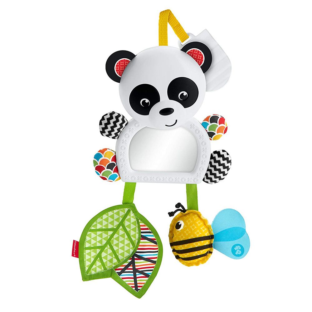 Бебешка занимателна играчка с огледало, Панда