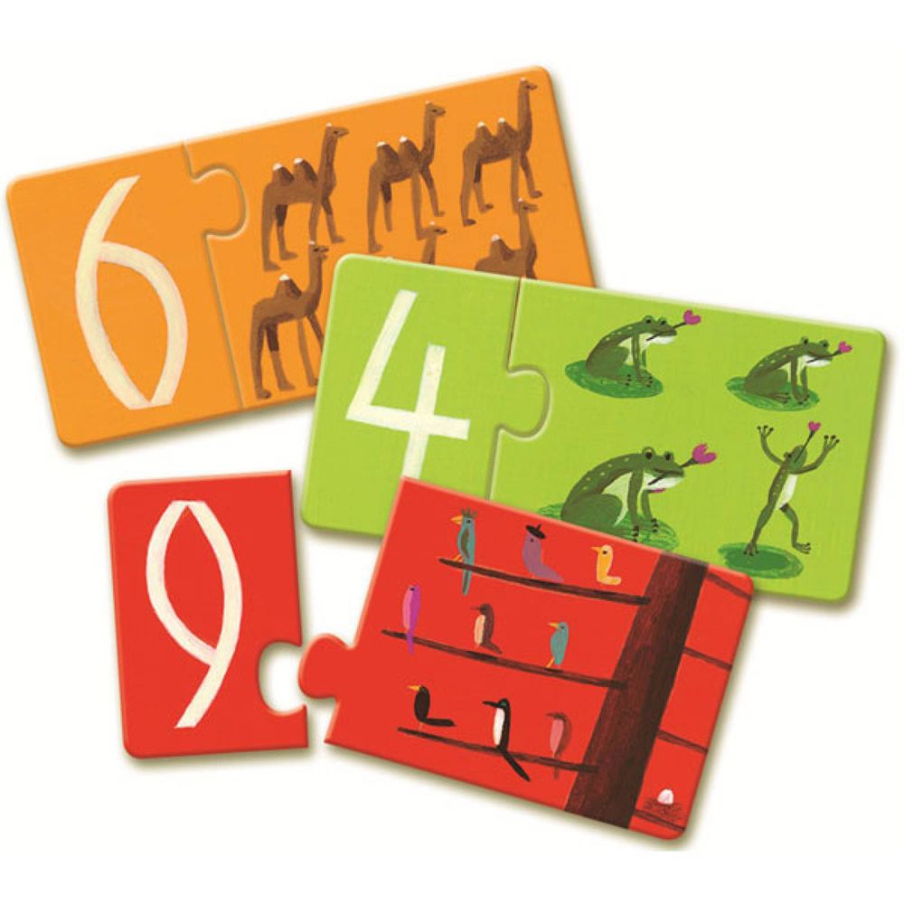 Двоен пъзел, Числа и цветове