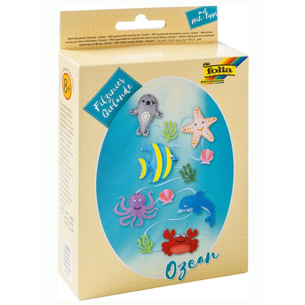 Folia Bringmann, Комплект за шиене с филц, Океан