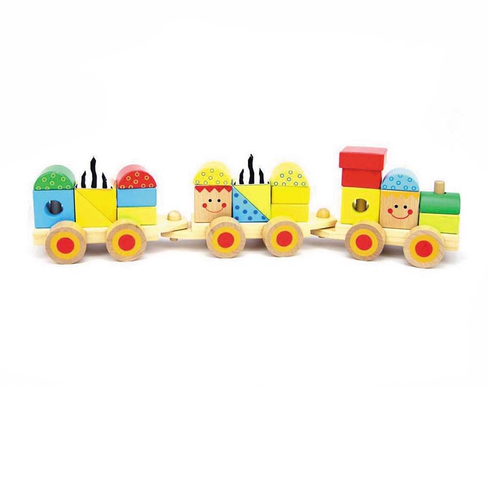 Дървено дидактическо влакче, Веселушко