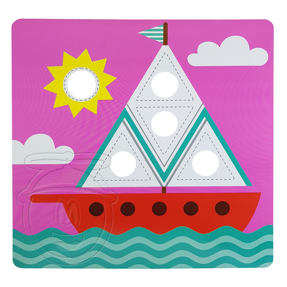 Бебешка мозайка, Цветове и форми