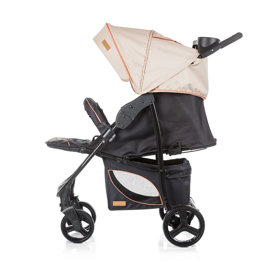 Детска количка със столче Пасо, бежова,