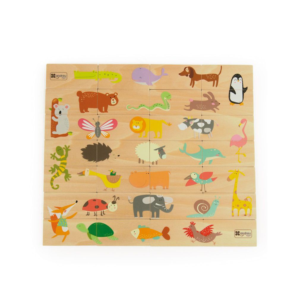 Домино пъзел, Животни