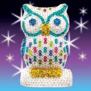 3D фигурка от пайети, Бухал