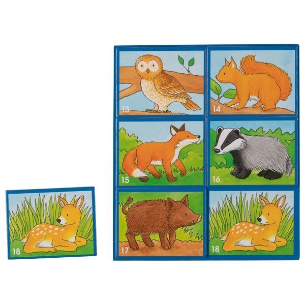 Дървена игра, Лото, Животни