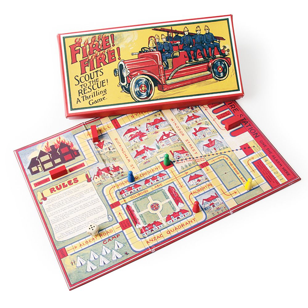 Пожар! Пожар! игра с пожарникари, ретро