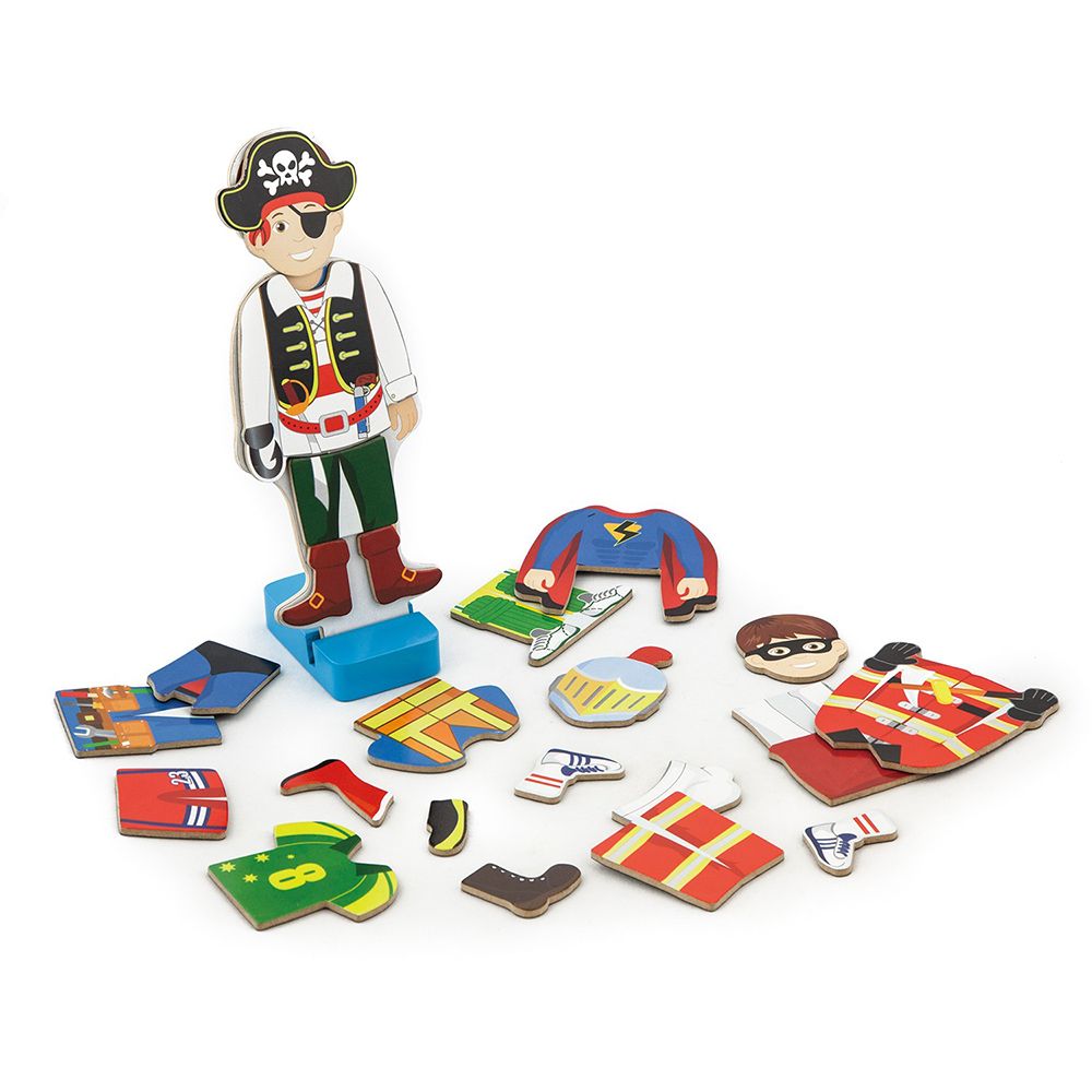 Viga toys, Магнитна игра, Облечи момчето
