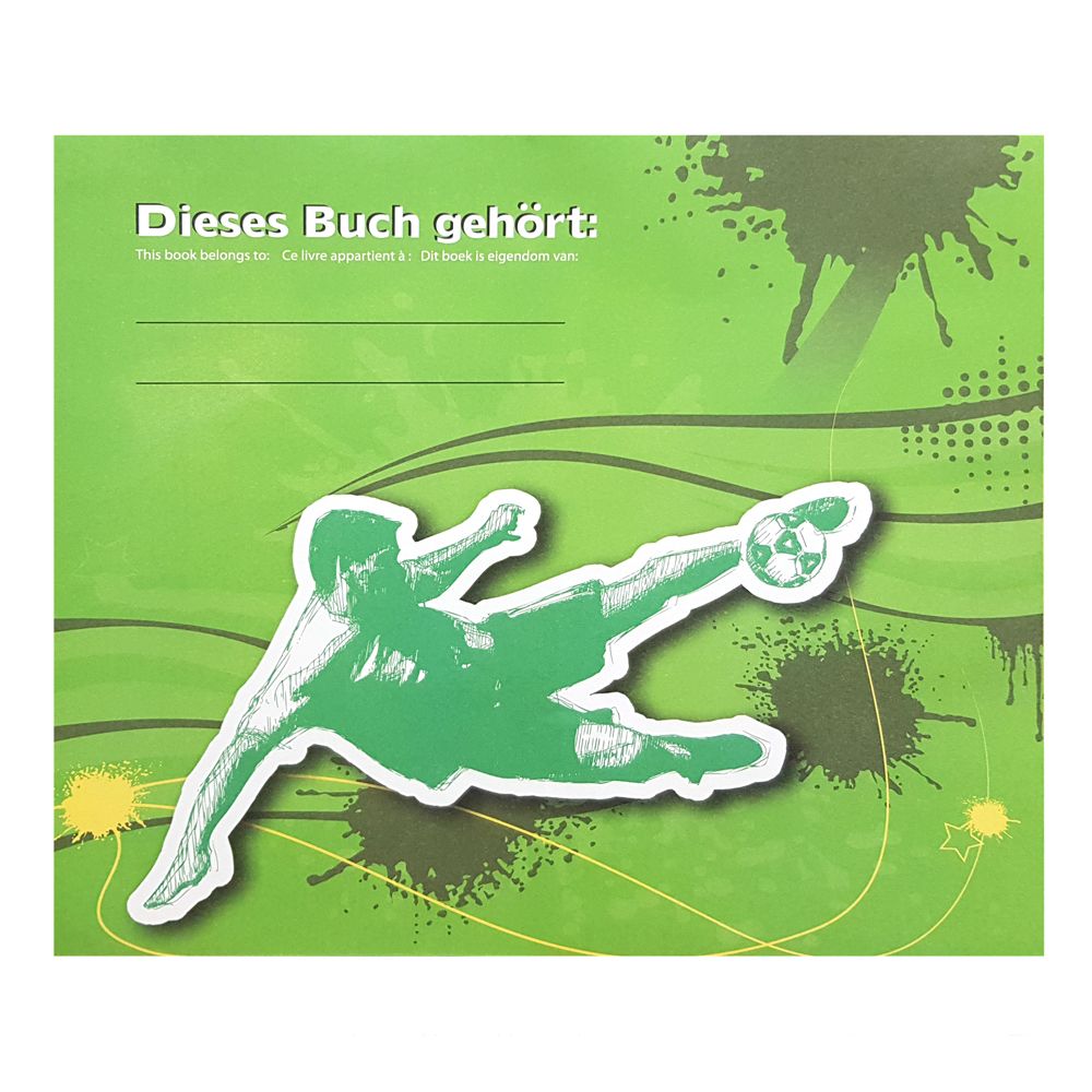 Книжка за рисуване със стикери и шаблони, Футболисти